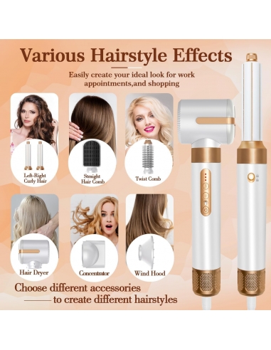 Phon 7 in 1 asciugacapelli spazzola...