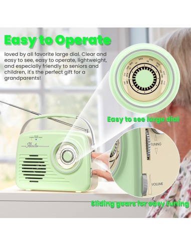 Radio portatile AM/FM a transistor...