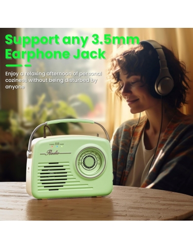 Radio portatile AM/FM a transistor...