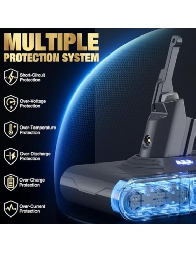 EGR 7000mAh Batteria Dyson Ricambio...