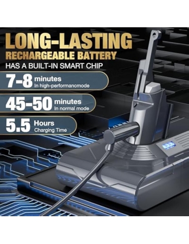 EGR 7000mAh Batteria Dyson Ricambio...