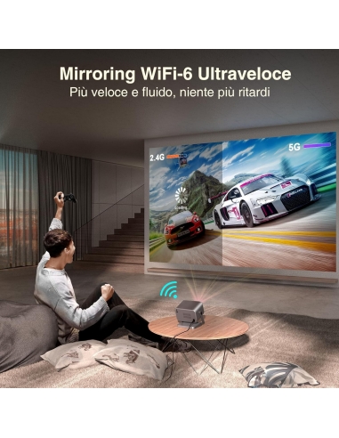 VOPLLS Videoproiettore 4K 25000LM...