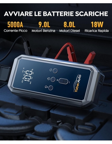 YaberAuto YA70 Avviatore Emergenza...