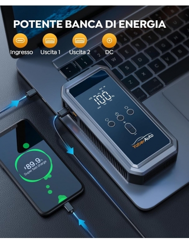 YaberAuto YA70 Avviatore Emergenza...