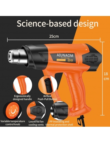 AIUNAOM Pistola Termica Aria Calda...