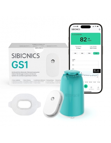 SIBIONICS GS1 CGM Misuratore Glicemia...