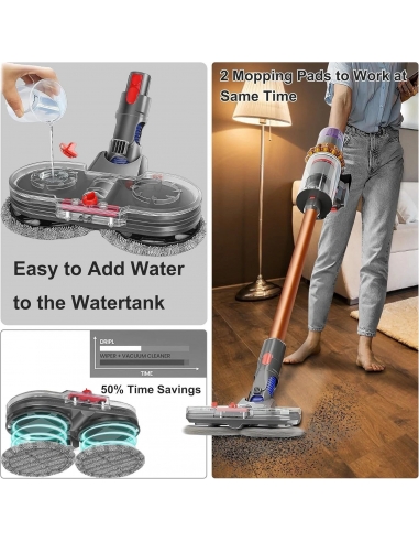 Kit Ricambio Spazzola Lavapavimenti...