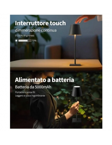 Visdanfo 2 x Lampada da Tavolo...