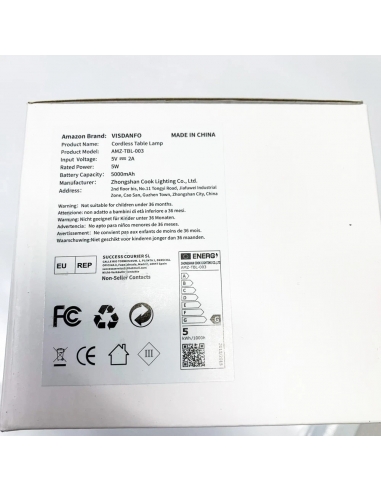 Visdanfo 2 x Lampada da Tavolo...