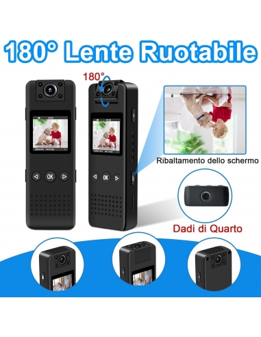 Seculare Body Cam 1080P HD & 120°...