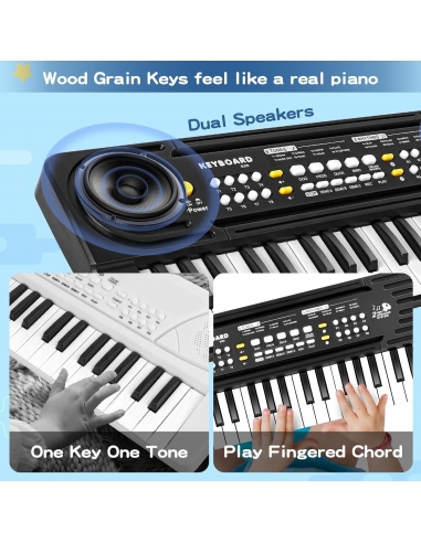 KEYBOAR 9308 Pianola Bambini 37...