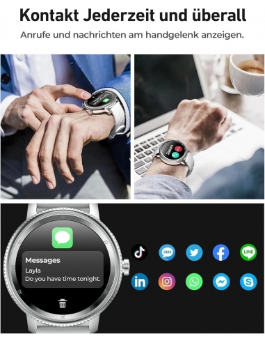 Smartwatch DV09 1.46”HD Touchscreen...