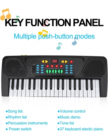 Wakects M3768 Tastiera Elettronica 37...