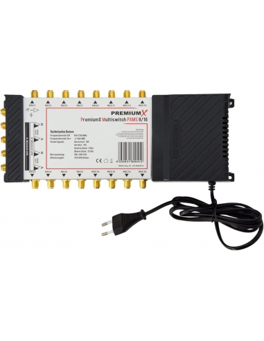 PremiumX PXMS 9/16 Multiswitch con...