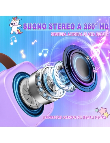 Karaoke WJ12484 per Bambini con 2...