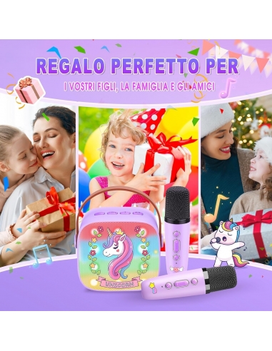 Karaoke WJ12484 per Bambini con 2...