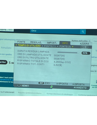 VIDEOPROIETTORE NEC P451W 4500 ANSI...