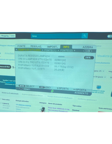 VIDEOPROIETTORE NEC P451W 4500 ANSI...