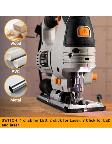 DEKOPRO DKPJ075C1 800W Seghetto...