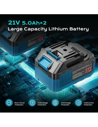 Mini Motosega JY-CH1201 a Batteria 12...