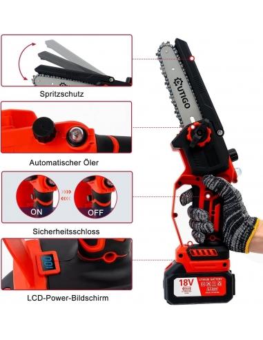 OUTIGO YL-82 Motosega a batteria, da...