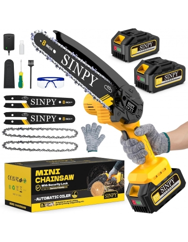 SINPY 8 Pollici Mini Motosega a...