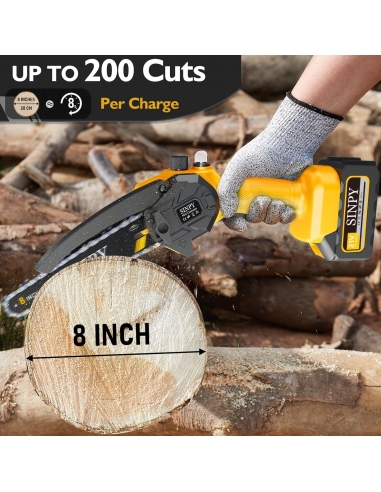 SINPY 8 Pollici Mini Motosega a...