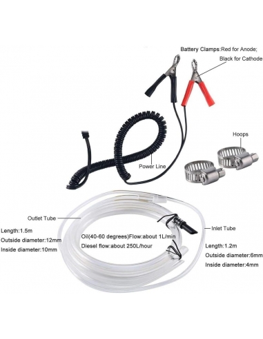 NARTOV PZ-SO002 Pompa per Olio A 12V,...