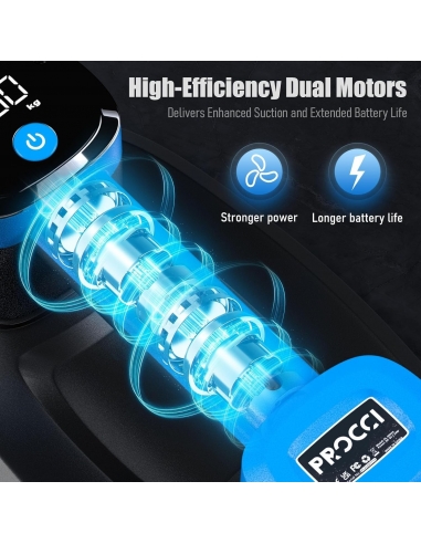 PROCCI XP035 Ventosa a Batteria per...