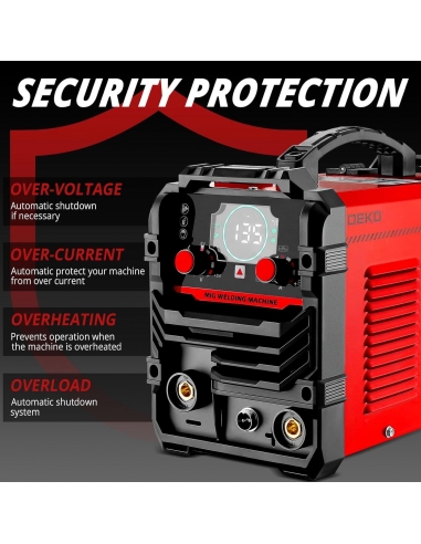 DEKO MIG135AT Elettrodo Saldatrice...