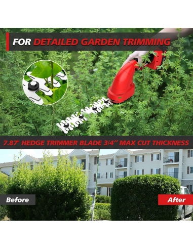 FOVENDI 21V Tagliasiepi a Batteria 2...