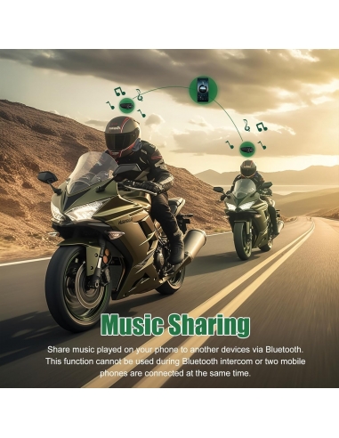 EJEAS Q8 Mesh 3.0 Interfono Singolo...