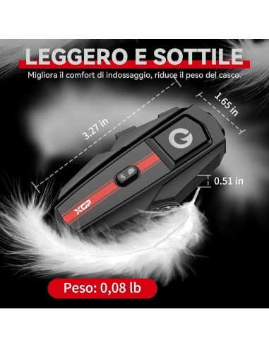 XGP 2BCEK Interfono Singolo Moto...