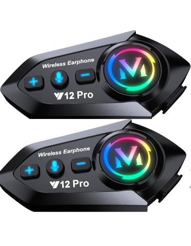 HELMET V12PRO Interfono Moto Casco...