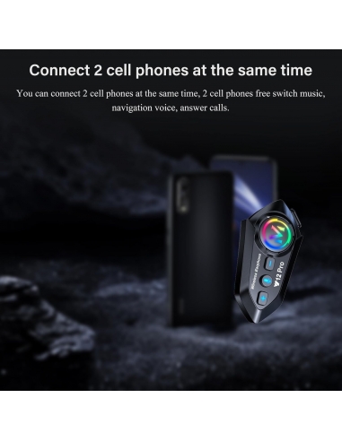 HELMET V12PRO Interfono Moto Casco...