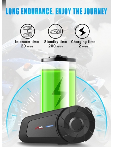 MAXTO MX1 Interfono Singolo Cuffie...