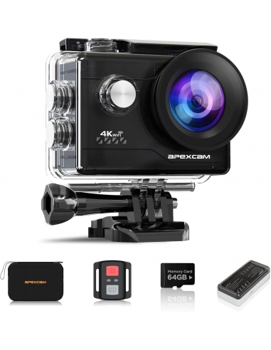 Apexcam M80AIR 4K 60FPS EIS Action...