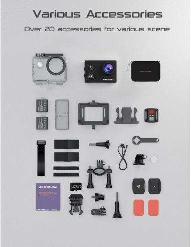 Apexcam M80AIR 4K 60FPS EIS Action...