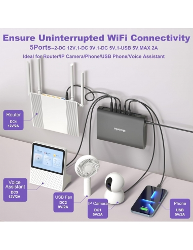 Skazeke PB1 Mini UPS, Gruppo di...