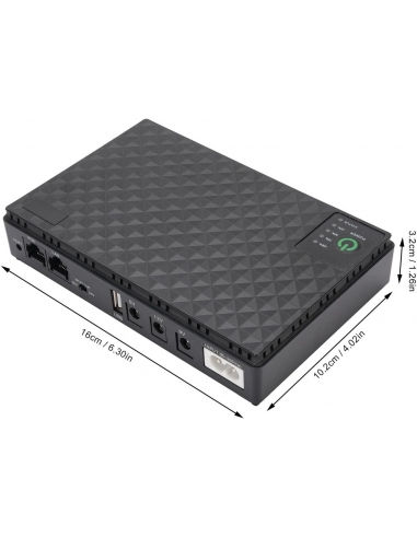 WALFRONT DC1036P Mini UPS Batteria...