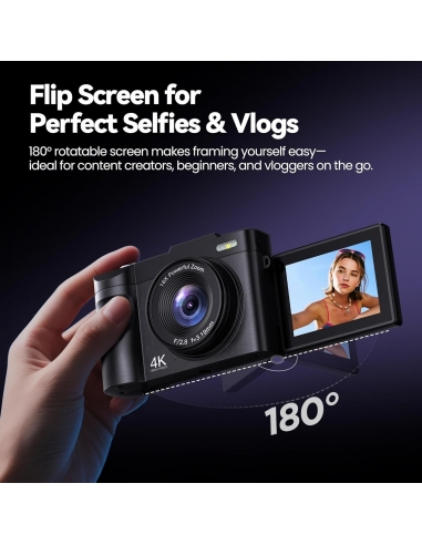 ROQIOO DC03 Macchina Fotografica...