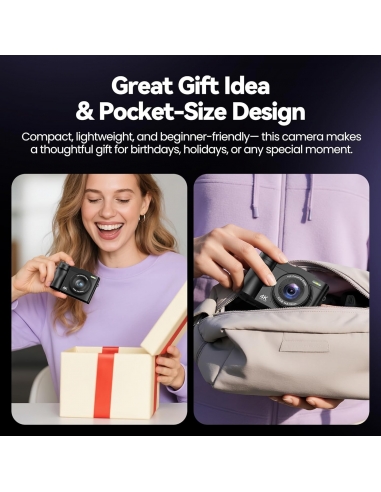 ROQIOO DC03 Macchina Fotografica...