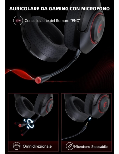 KAPEYDESI CAPTAIN 400 2,4 GHz Cuffie...