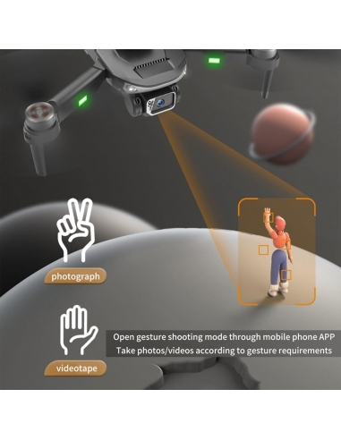 DPOFIRS Mini Drone con Doppia...