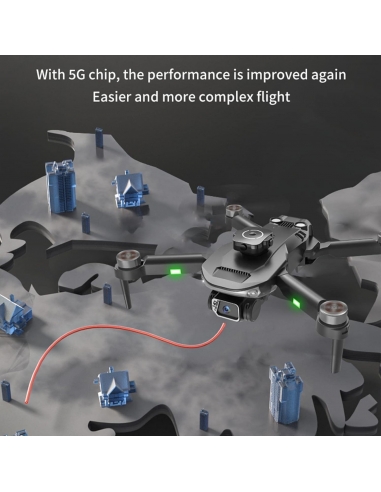DPOFIRS Mini Drone con Doppia...
