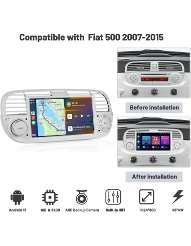 Android Wireless Carplay Autoradio...