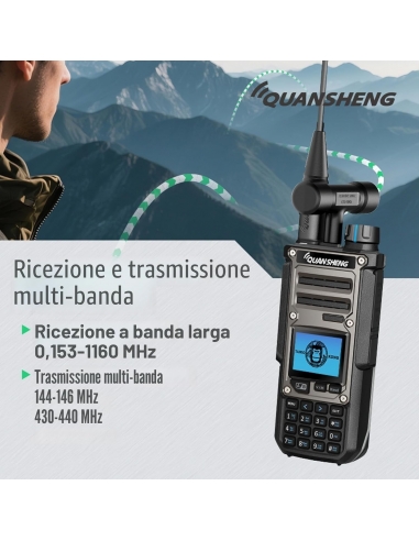 Quansheng TK-11 10W VHF/UHF Walkie...