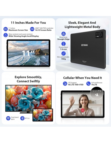 BEYNIVAN M986-EEA Tablet 11" Android...