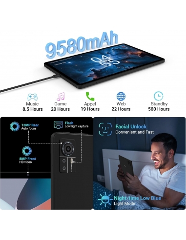 FASTWD P7-EEA Android 14 Tablet 11"...