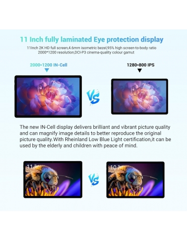 FASTWD P7-EEA Android 14 Tablet 11"...